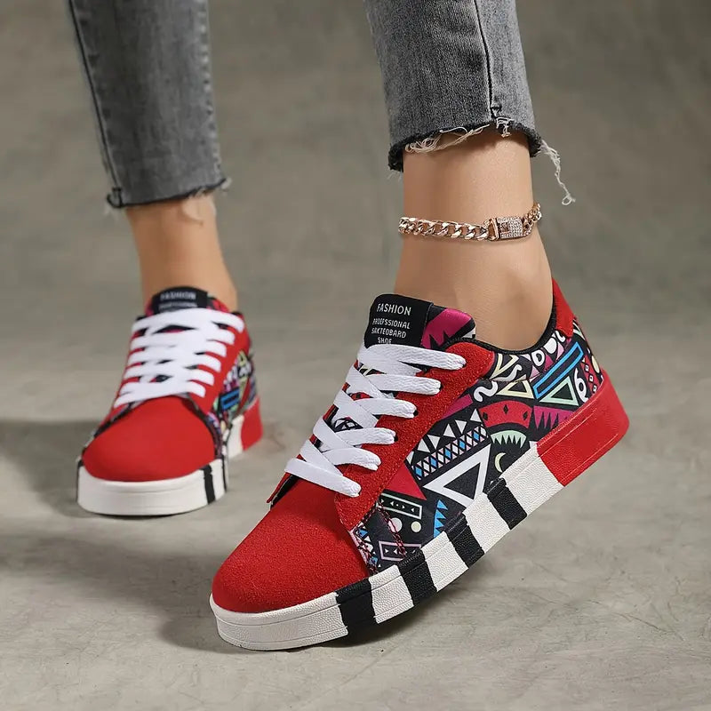 LEKKIE I PRZEWIEWNE PŁASKIE BUTY W STYLU SKATE