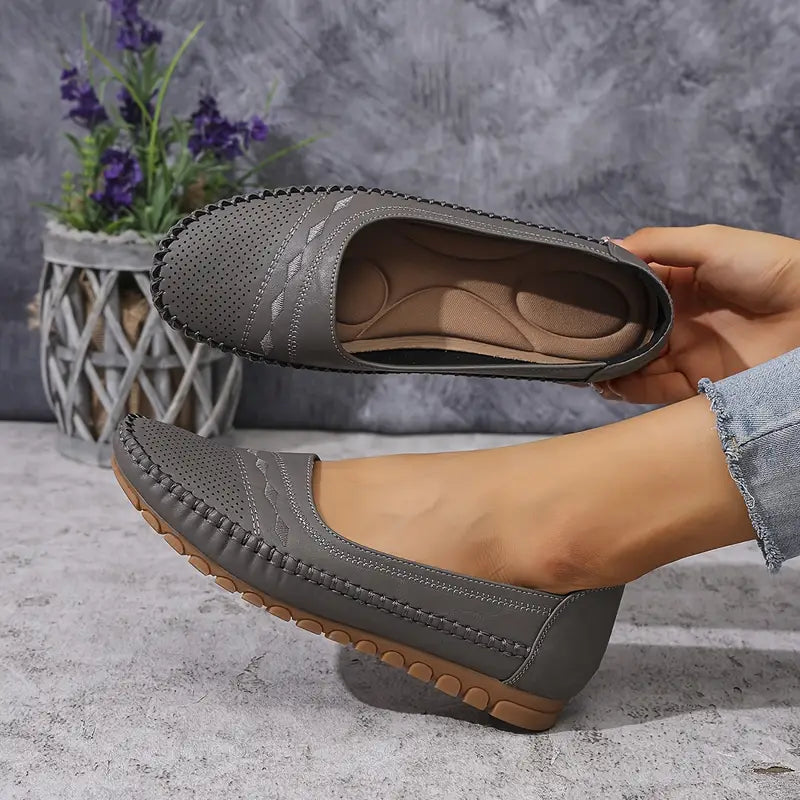 Damskie stylowe mokasyny ortopedyczne w rozmiarach plus size