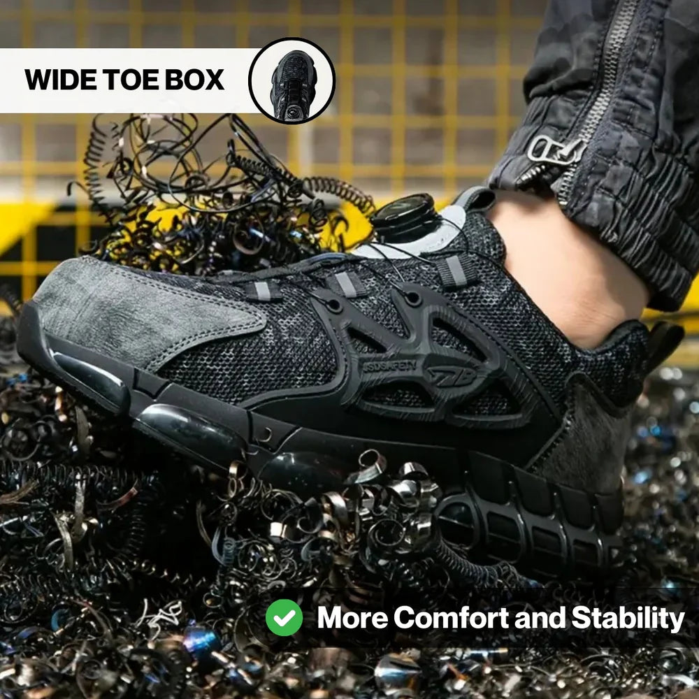 FORTIVEST™ – ZDROWE I OCHRONNE SNEAKERSY Z PODNOSKIEM STALOWYM