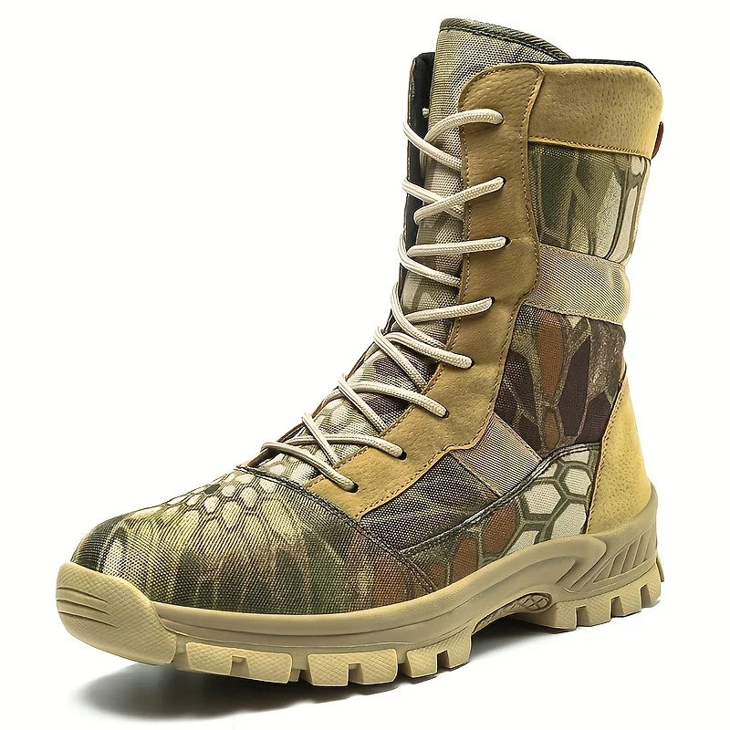 WILDFORT™ – MĘSKIE OCIEPLANE BUTY TREKKINGOWE Z MOTYWEM CAMO