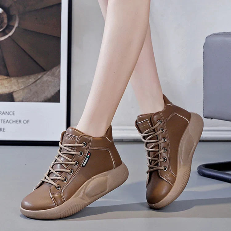 WOMEN'S PREMIUM HIGH TOP THICK SOLE BOOTS - 2025 AUS BEST SELLER