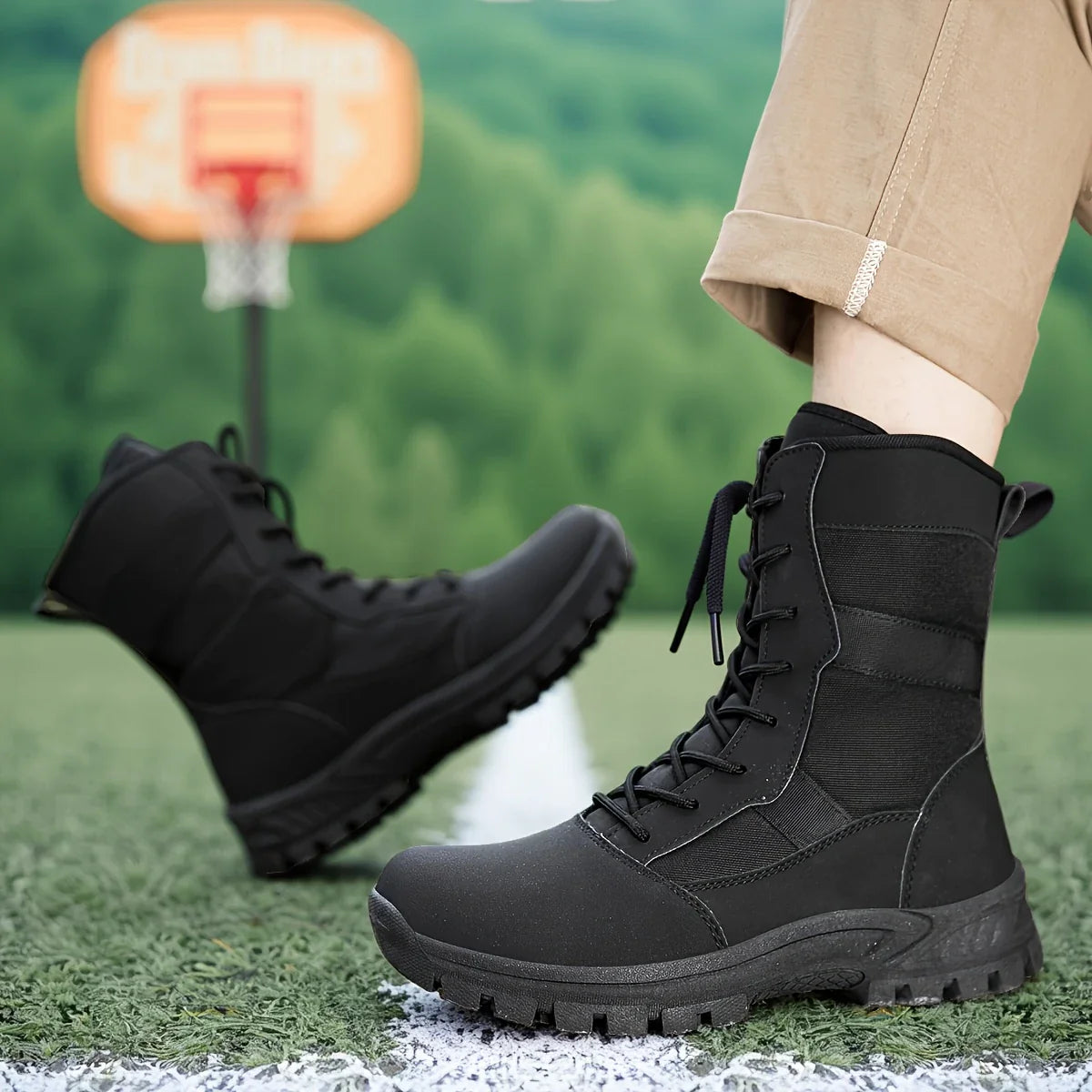 IRONCREST™ – JEDNOKOLOROWE MĘSKIE BUTY TREKKINGOWE Z WYSOKĄ CHOLEWKĄ