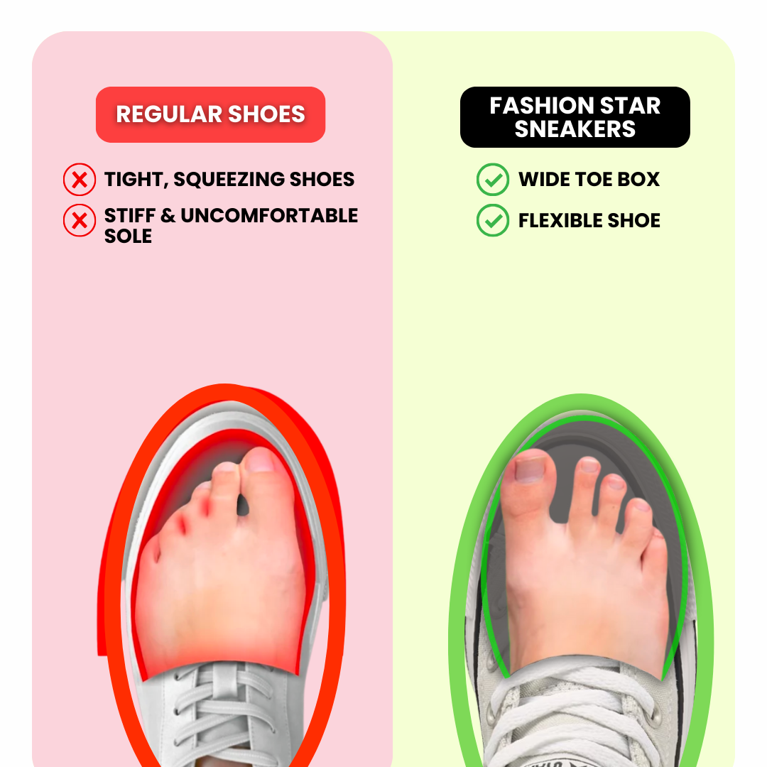 FASHION STAR™ – TRENDY SNEAKERSY ORTOPEDYCZNE (WODOODPORNE)