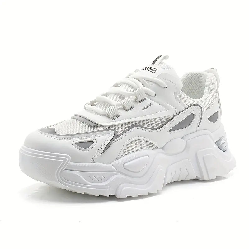 MALODI™ – GEOMETRYCZNE SNEAKERSY Z NISKĄ CHOLEWKĄ