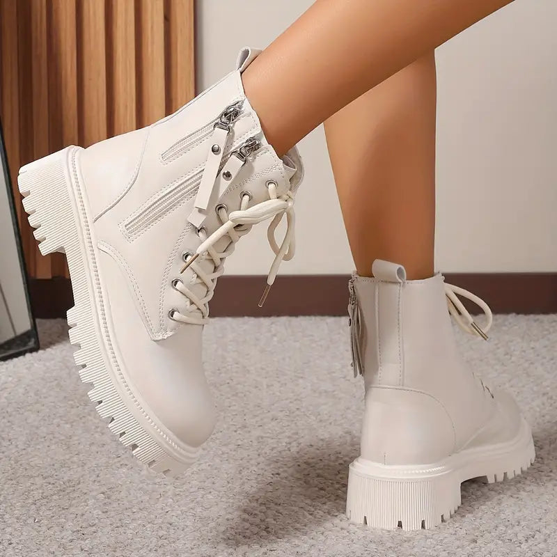 BRIERWOOD™ DAMSKIE ZIMOWE BOTKI Z FLEECE I SZNUROWADŁAMI