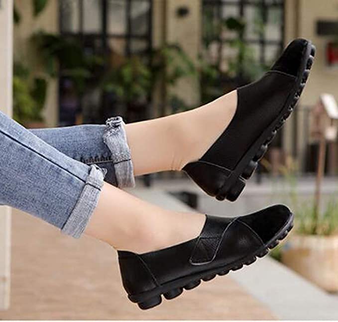 Wysokiej jakości skóra naturalna wygodne mokasyny 2025