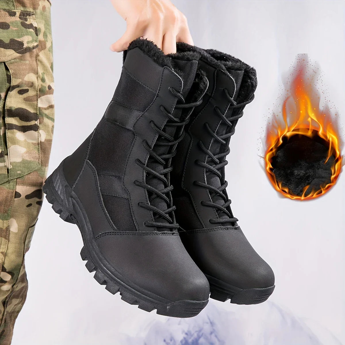 IRONCREST™ – JEDNOKOLOROWE MĘSKIE BUTY TREKKINGOWE Z WYSOKĄ CHOLEWKĄ