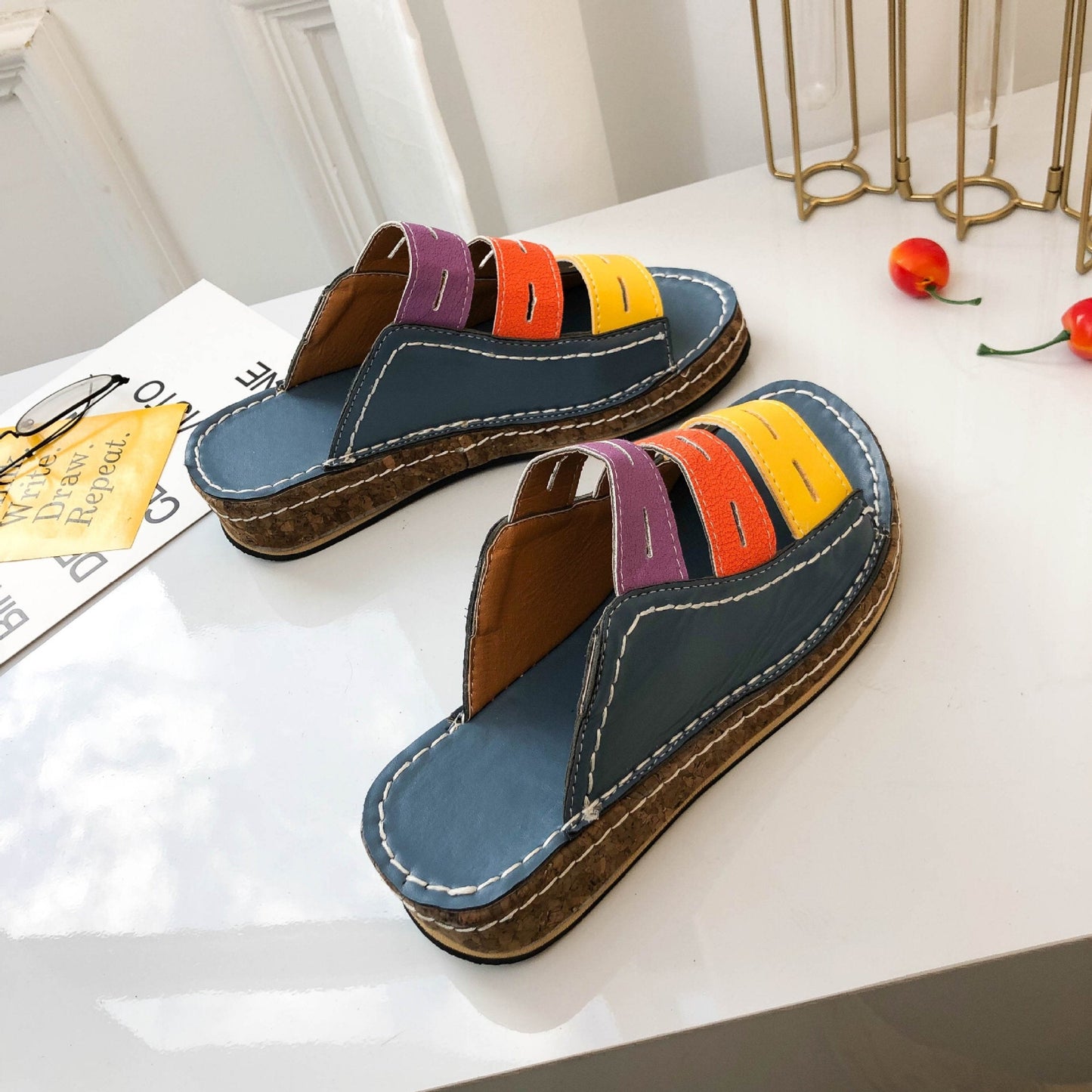 PREMIUM ORTOPEDYCZNE SANDAŁY TRICOLOR – BESTSELLER 2025