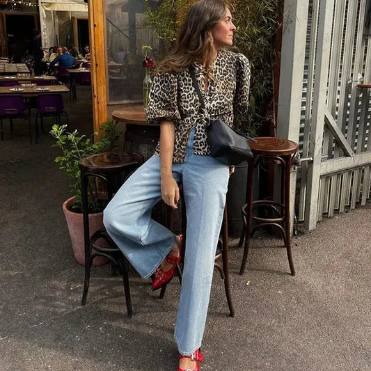 Estrella - Koszula Damska z Kółkiem