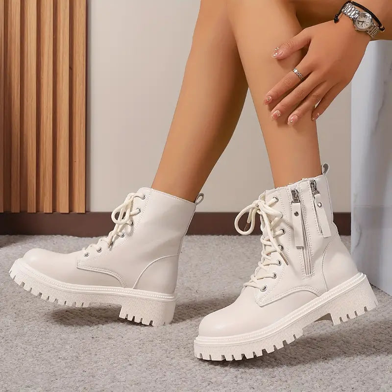 BRIERWOOD™ DAMSKIE ZIMOWE BOTKI Z FLEECE I SZNUROWADŁAMI