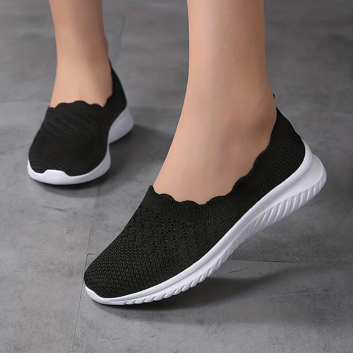 AVA™ DAMSKIE PRZEWIEWNE SNEAKERSY ORTOPEDYCZNE TYPU SLIP-ON