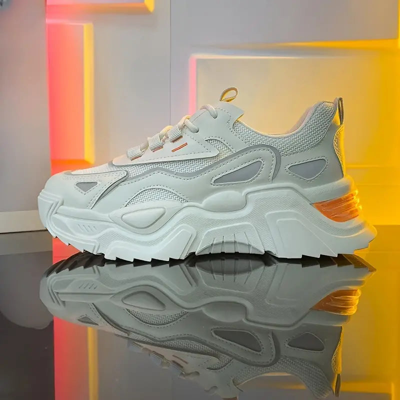 MALODI™ – GEOMETRYCZNE SNEAKERSY Z NISKĄ CHOLEWKĄ