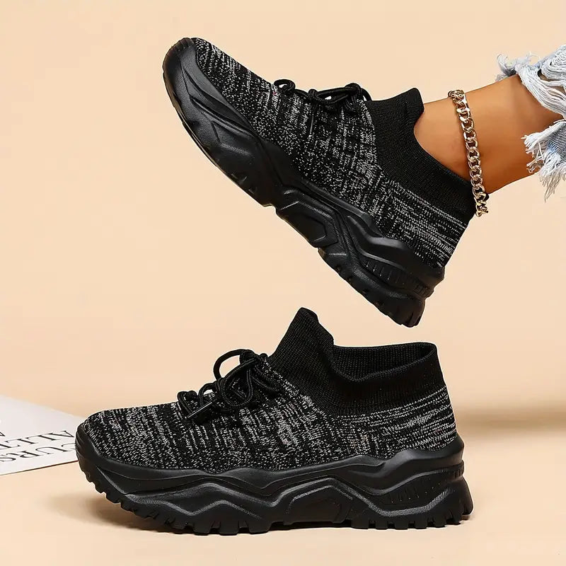 KATHERINE™ – DAMSKIE BIAŁE PÓŁBUTY TKANE (FASHION WEAVING)