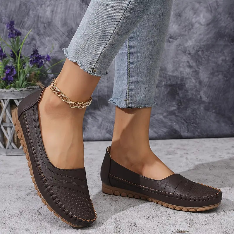 Damskie stylowe mokasyny ortopedyczne w rozmiarach plus size