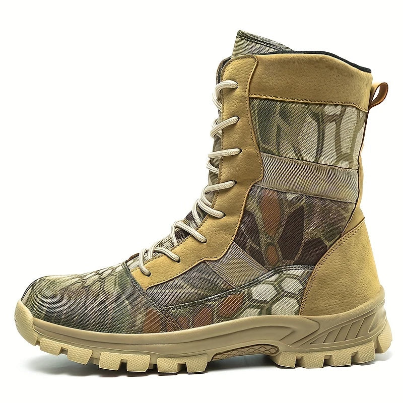 WILDFORT™ – MĘSKIE OCIEPLANE BUTY TREKKINGOWE Z MOTYWEM CAMO